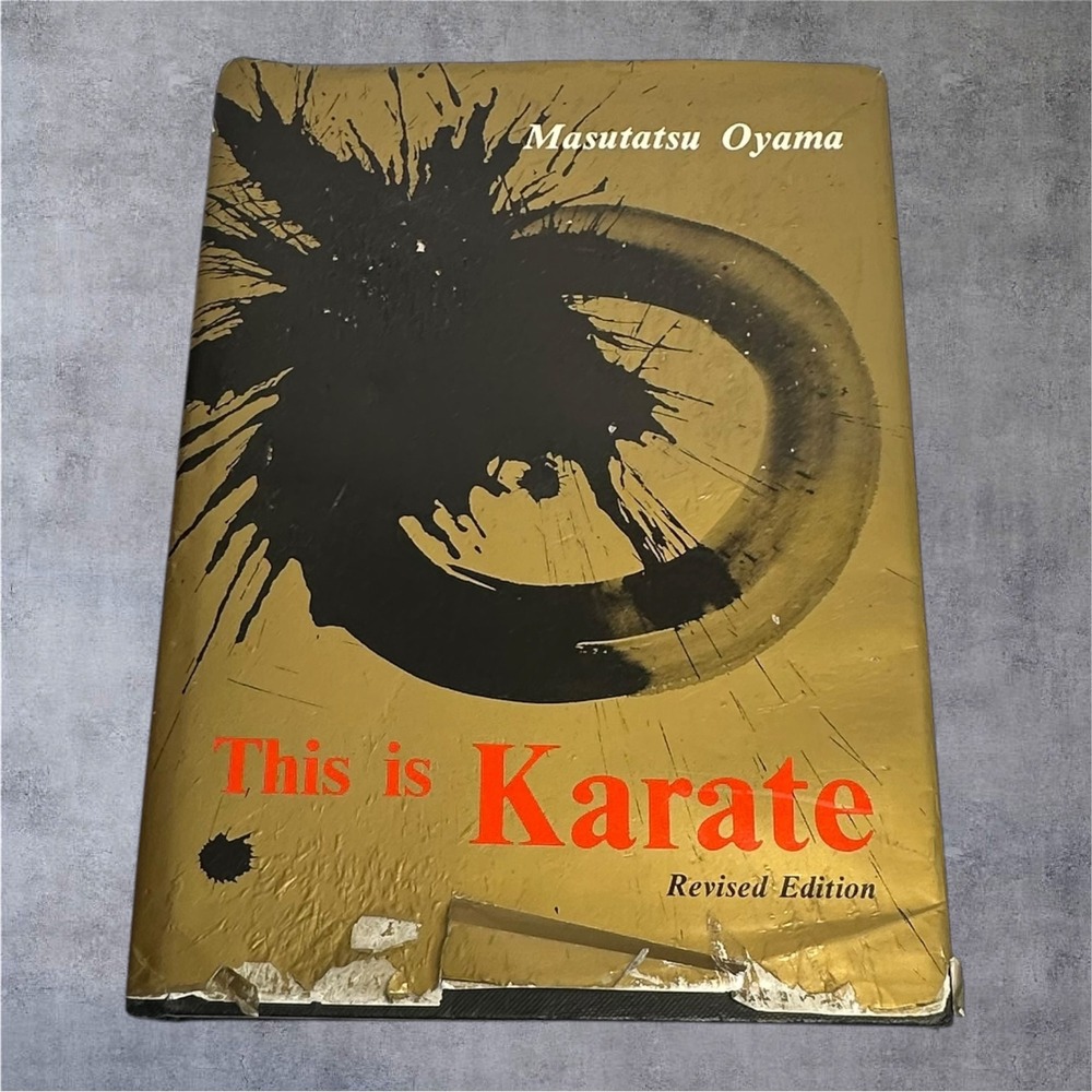 Masutatsu Oyama This is Karate Book Gold Cover Revised Edition Hardcover